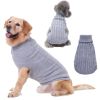 Dog Sweater Warm Pet Sweater Dog Sweaters for Small Dogs Medium Dogs Large Dogs Cute Knitted Classic Clothes Coat for Dog Puppy