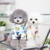 Pet clothes Dog clothes Autumn and winter new cat pet clothes Two leg sweater 22 Happy bear bottoming shirt