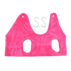 Pet Dog Cat Grooming Hammock Harness Dog Hammock Restraint Bag Helper Breathable Dogs Grooming Trimming Hammock Helper Cats (Option: Pink-M)