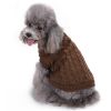 Dog Sweater Warm Pet Sweater Dog Sweaters for Small Dogs Medium Dogs Large Dogs Cute Knitted Classic Clothes Coat for Dog Puppy