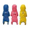 Dog raincoat all-inclusive four-legged waterproof poncho Teddy Bomei rainy pet clothes