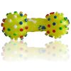 1pcs Pet Dog Cat Puppy Sound Polka Dot Squeaky Toy Rubber Dumbbell Chewing Funny Toy