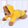 S-XL Pets Dog Raincoat Reflective Strip Dog RainCoat Waterproof Jackets Outdoor Breathable Clothes For Puppies